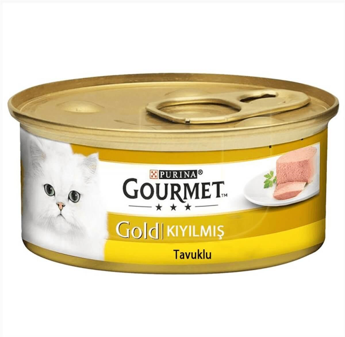 Gourmet Gold Kıyılmış Tavuk Etli Konserve Kedi Maması 85 Gr