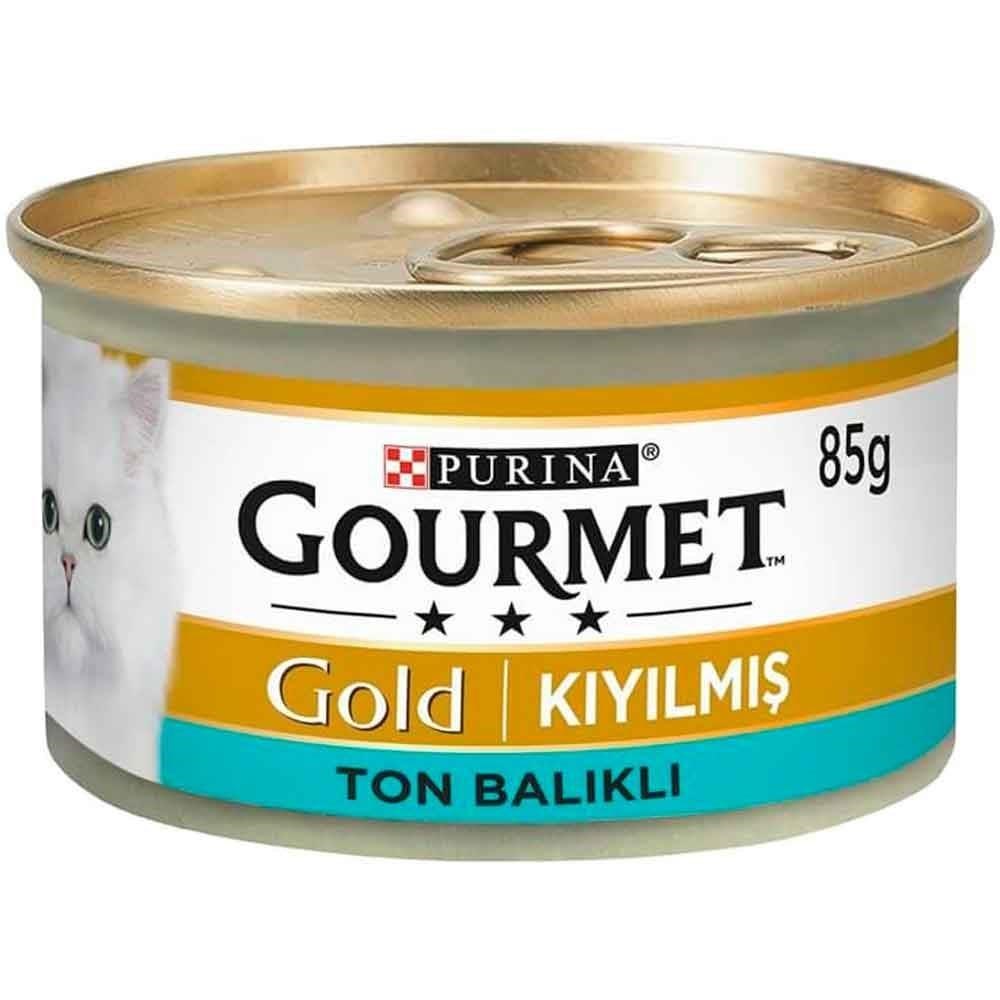 Gourmet Gold Kıyılmış Ton Balıklı Konserve Kedi Maması 85 Gr
