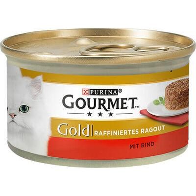 Gourmet Gold Savoury Cake Sığır Etli Konserve Kedi Maması 85 Gr
