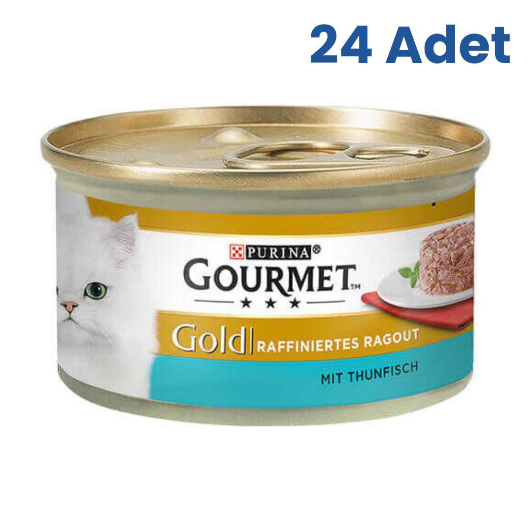 Gourmet Gold Savoury Cake Ton Balıklı Konserve Kedi Maması 85 Gr (24 Adet)