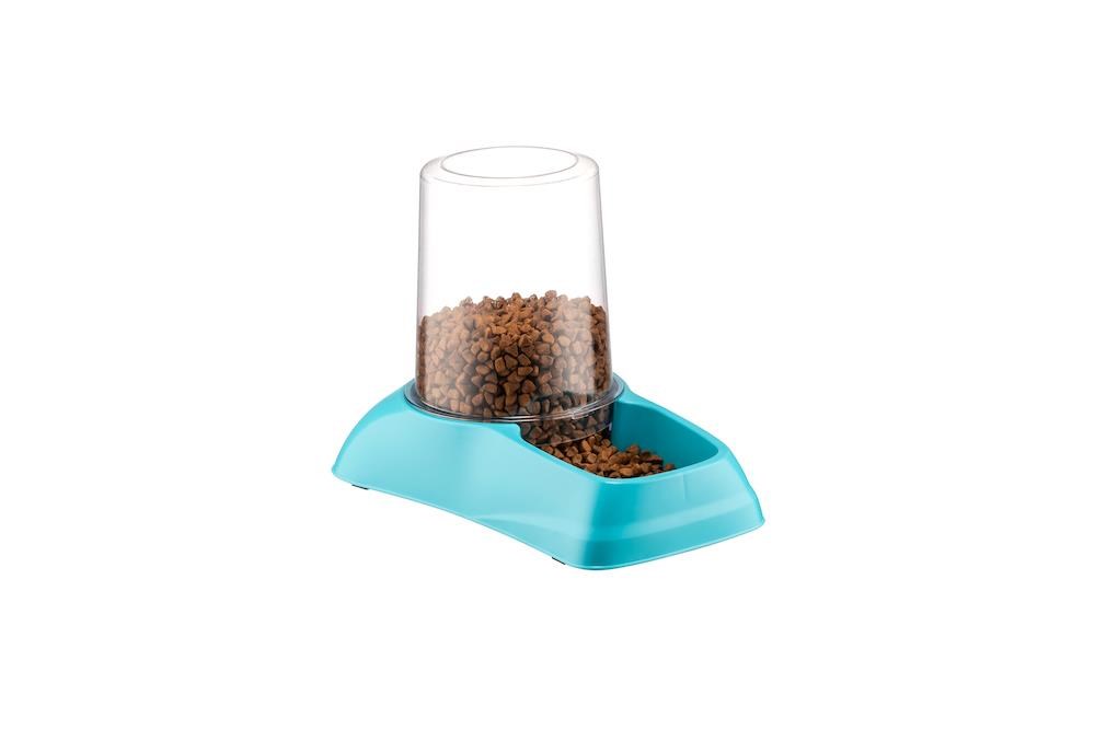 Hazneli Küçük Pet Su - Mama Kabı 1,75 Lt 28,5x20x21,5 Cm