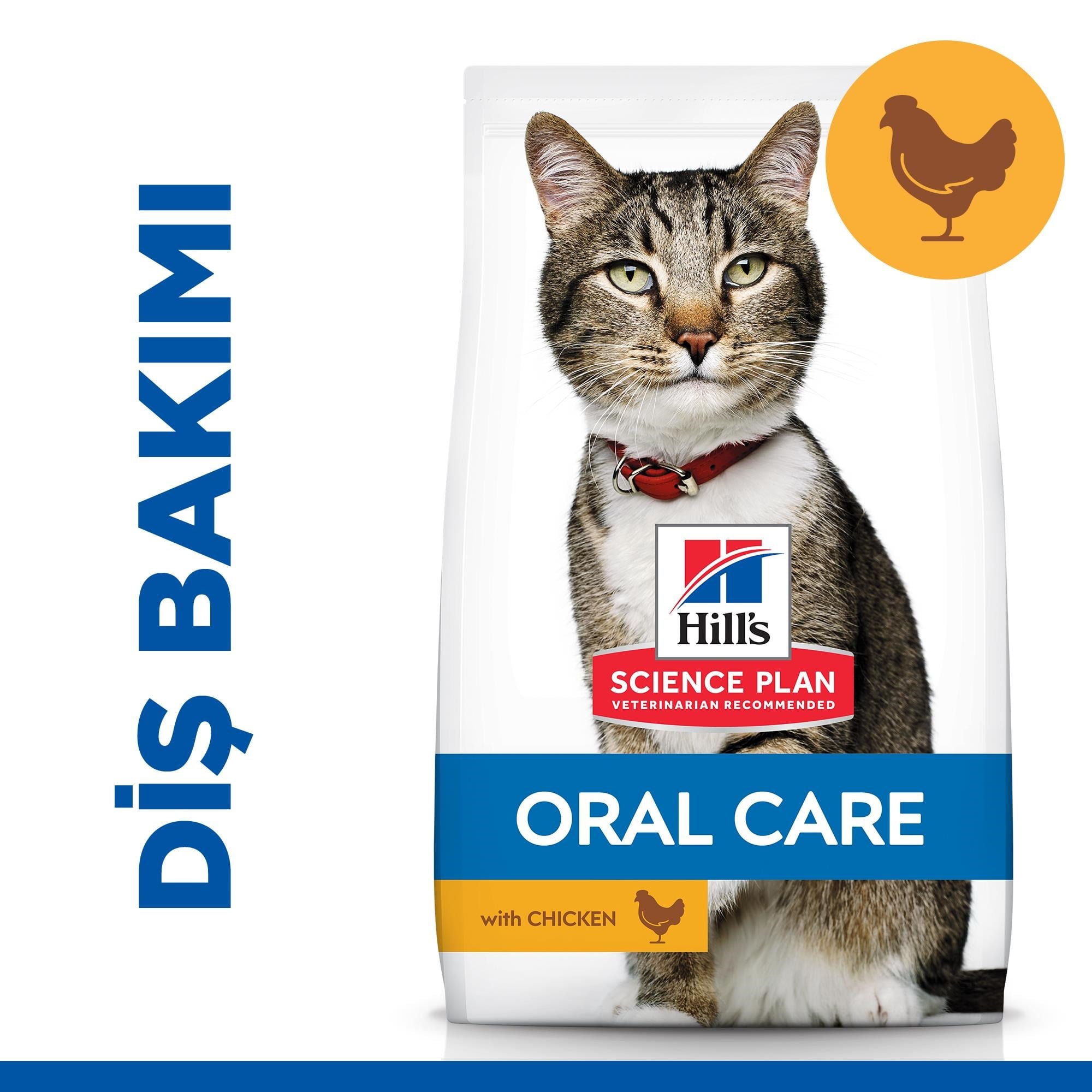 Hill's SCIENCE PLAN Oral Care Yetişkin Tavuklu Kedi Maması 1,5 Kg