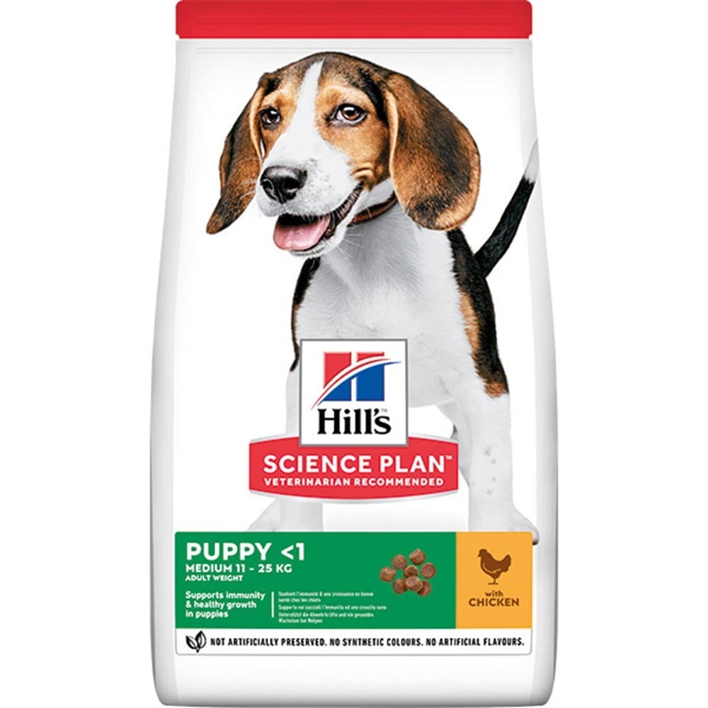 Hills SP Puppy Medium Tavuk Etli Orta Irk Yavru Köpek Maması 2,5 Kg