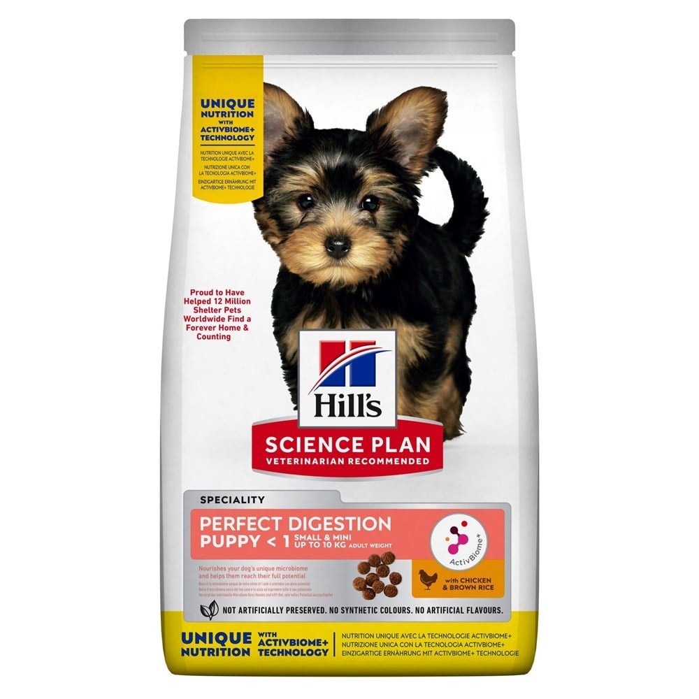 Hills SP Puppy Small & Mini Perfect Digestion Sindirim Düzenleyici Yavru Köpek Maması 1,5 Kg