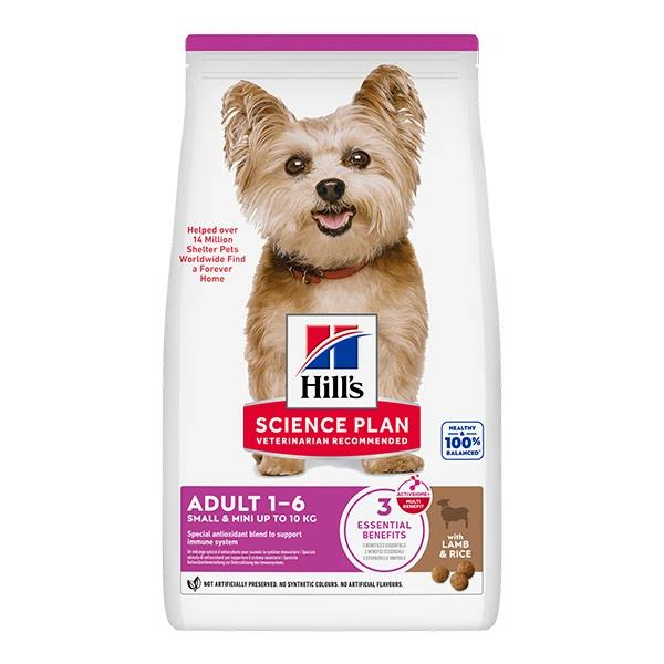 Hills SP Small & Mini Küçük Irk Kuzu Etli Yetişkin Köpek Maması 1,5 Kg
