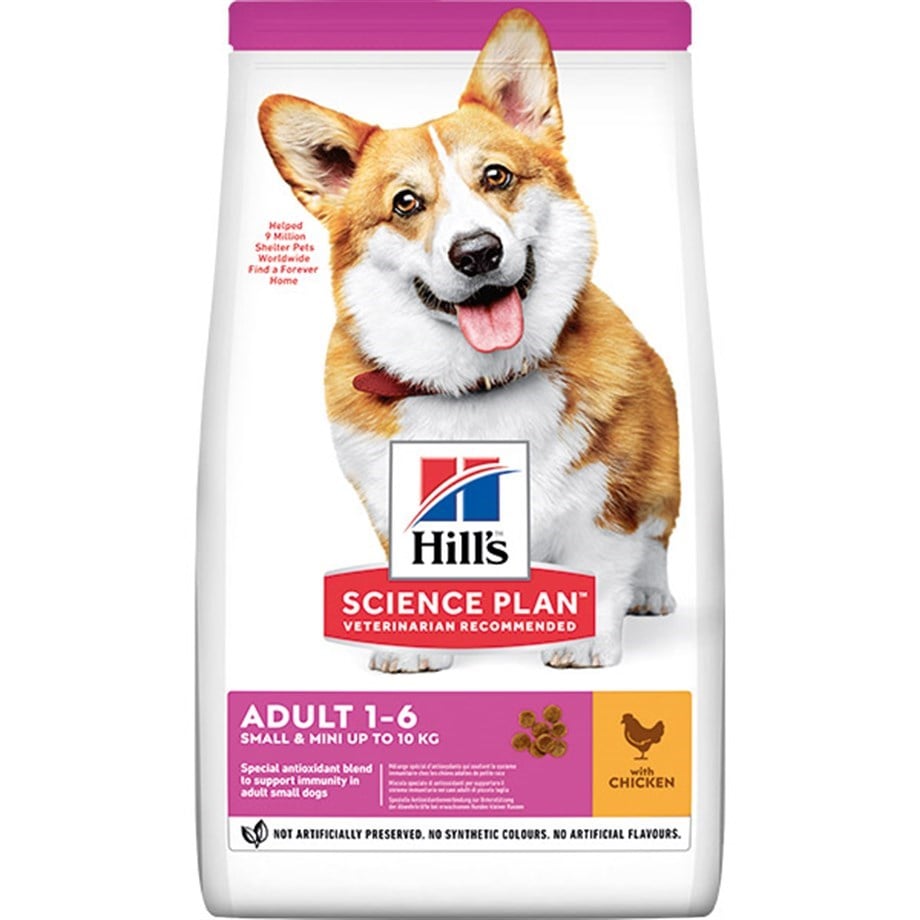 Hills SP Small & Mini Küçük Irk Tavuklu Yetişkin Köpek Maması 1,5 Kg
