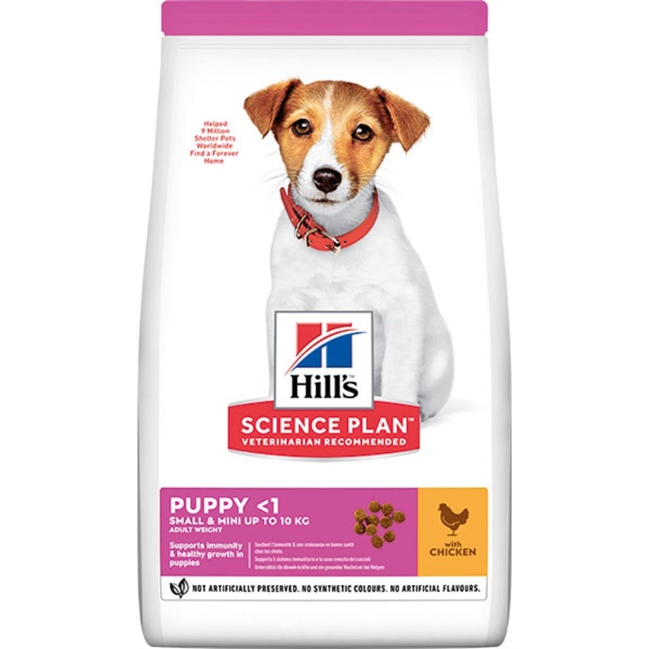 Hills SP Small & Miniature Küçük Irk Tavuklu Yavru Köpek Maması 1,5 kg