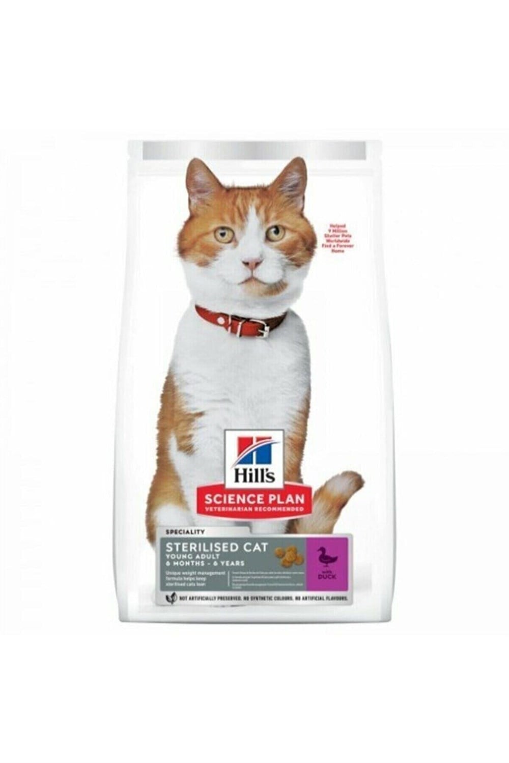 Hills SP Sterilised Young Adult Ördekli Kısırlaştırılmış Kedi Maması 10 Kg