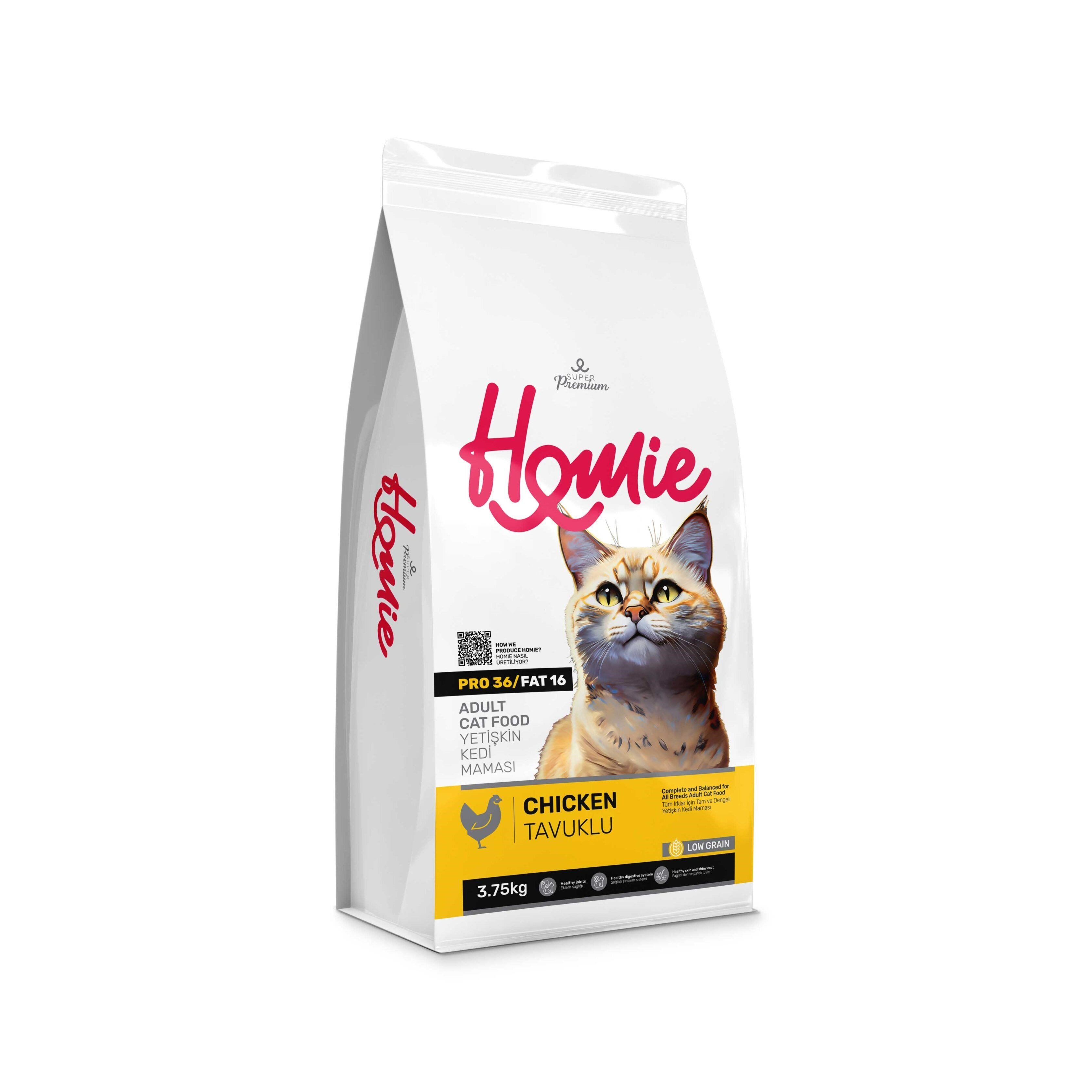 Homie Tavuklu Yetişkin Kedi Maması 3,75 Kg