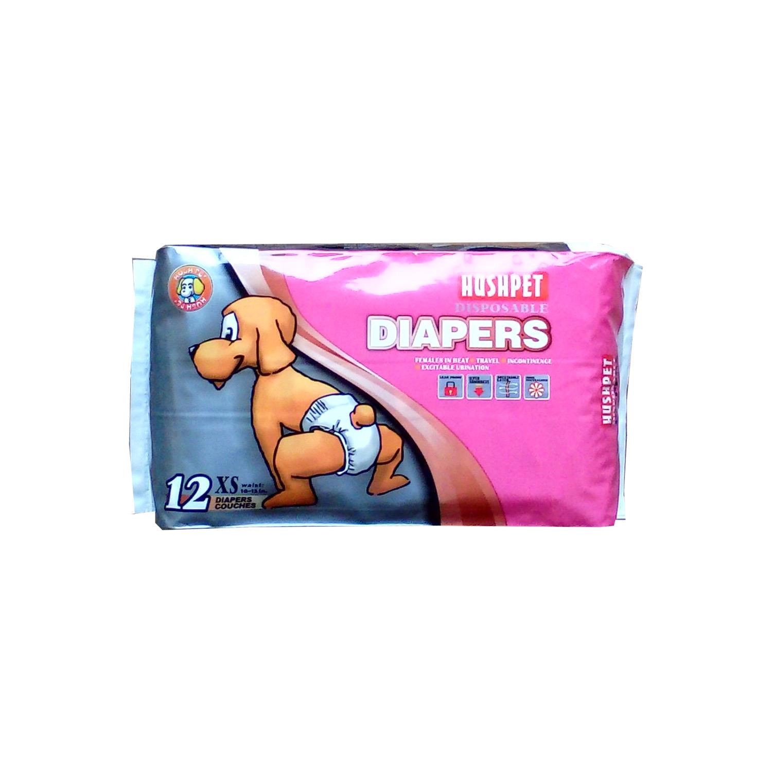 Hushpet Ultra Emici Köpek Külot Çiş Bezi 12 Adet XS Beden