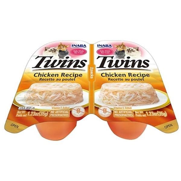INABA Twins Jöle İçinde Tavuklu Kedi Konservesi 35 Gr (2'li)