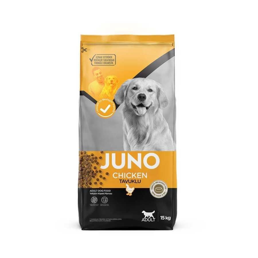 Juno Tavuklu Yetişkin Köpek Maması (Tüm Irklar İçin) 15 Kg