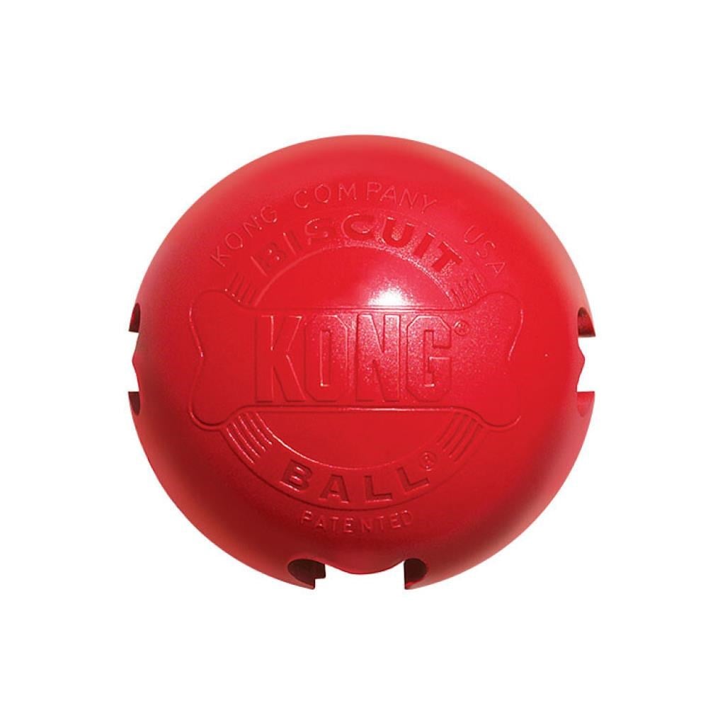 Kong Biscuit Ball Top Köpek Ödül Oyuncağı (Kırmızı) L