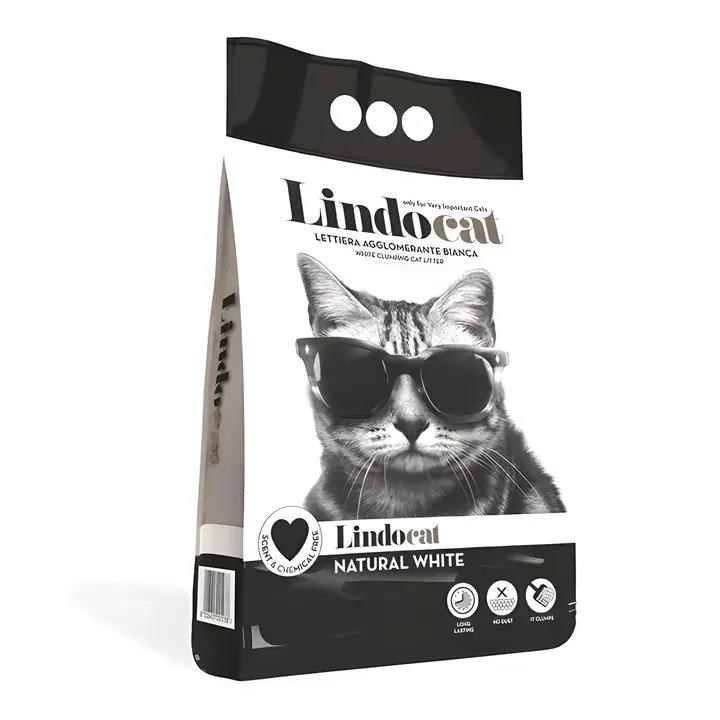 Lindocat Natural Kalın Taneli Kokusuz Topaklanan Kedi Kumu 10 Lt