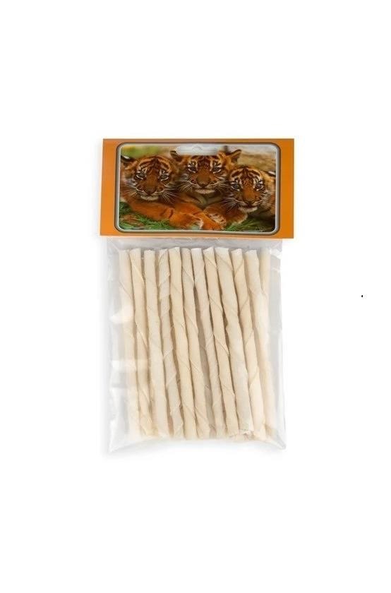 LionPet Beyaz Burgu Twist Köpek Ödül Çubuğu 5.6 Gr (20'li)