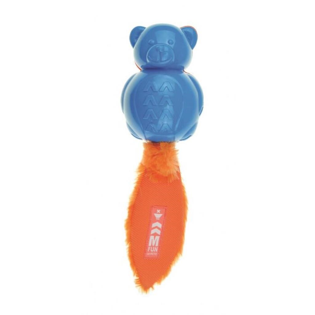 M-Pets Sesli Teddy Kauçuk Köpek Oyuncağı 30cm (Mavi)