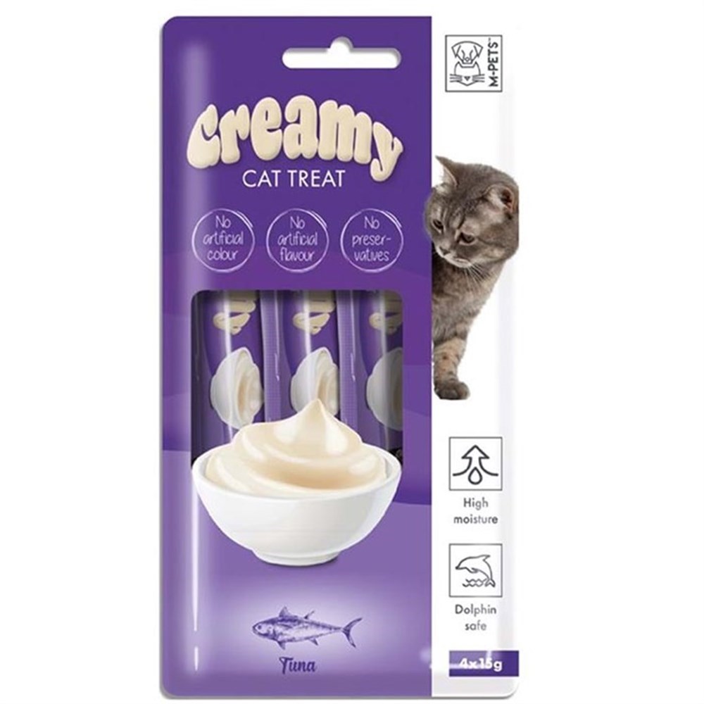 M-Pets Ton Balıklı Sıvı Kedi Ödülü 4x15 gr
