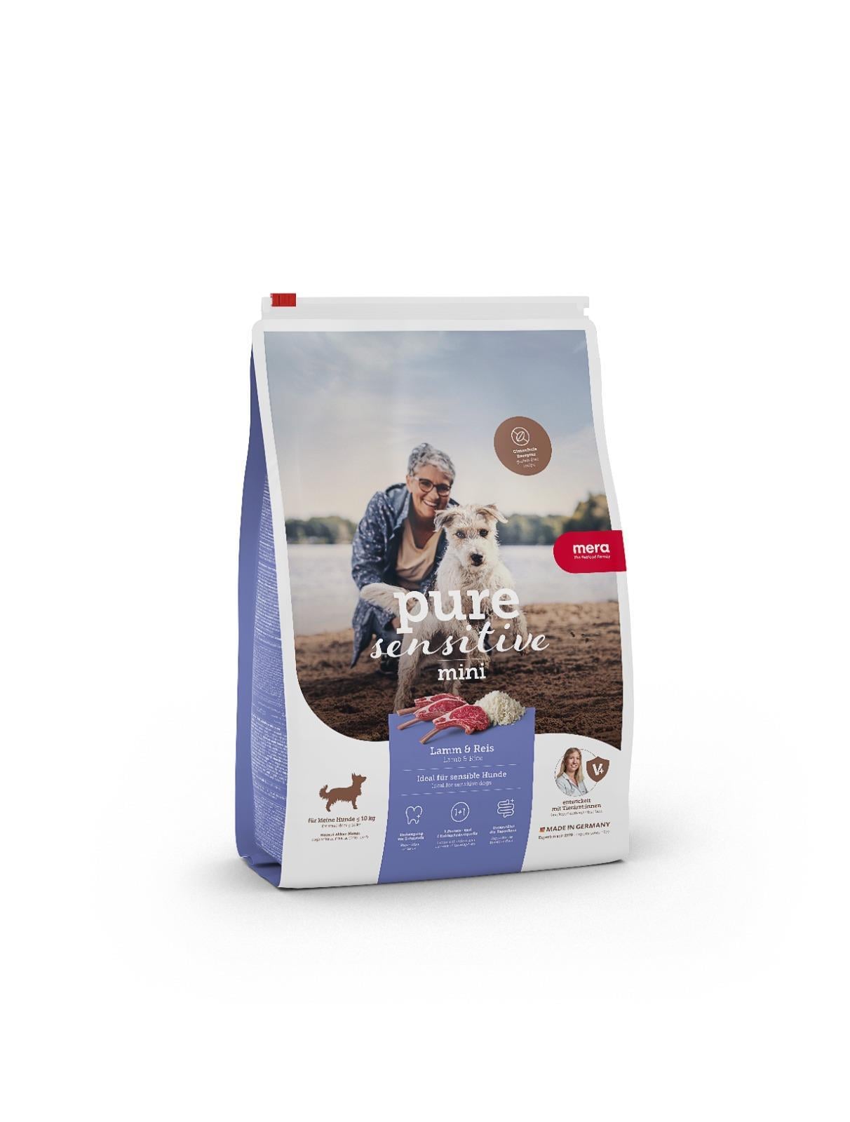 Mera Pure Sensitive Kuzulu Mini Yetişkin Köpek Maması 1 Kg