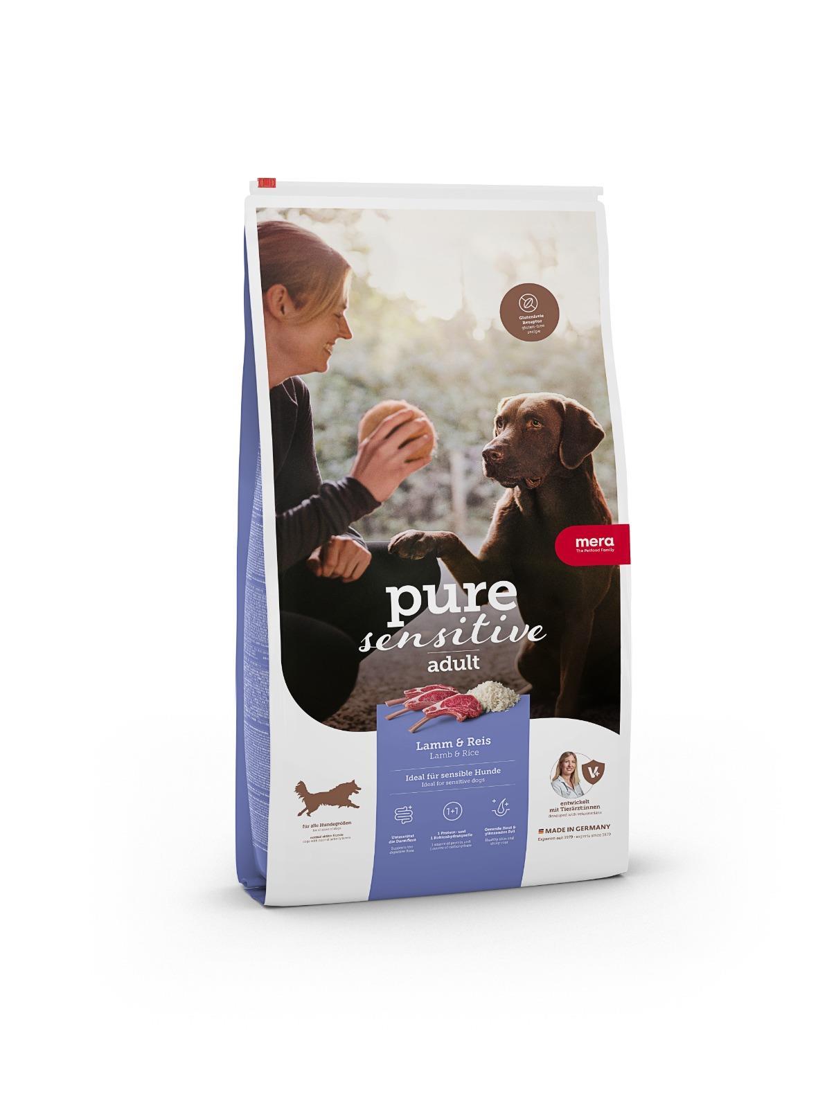 Mera Pure Sensitive Kuzulu Yetişkin Köpek Maması 4 Kg