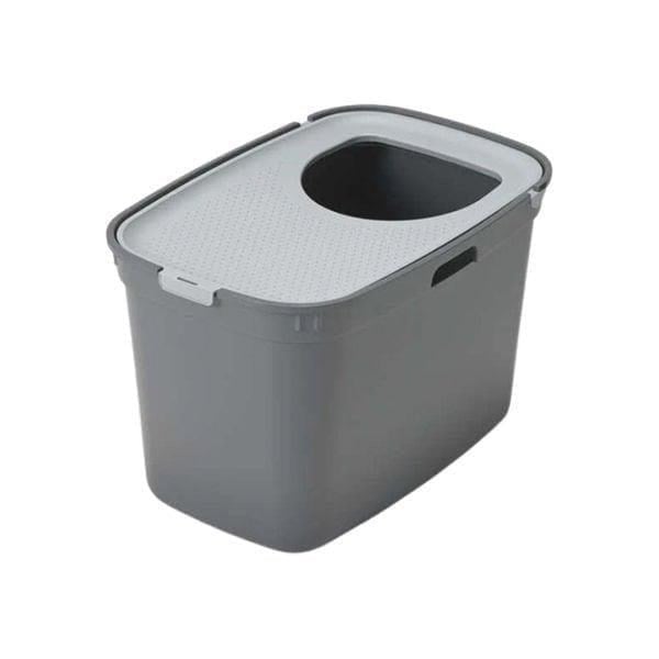 Moderna Top Cat Kapalı Kedi Tuvalet Kabı Koyu Gri 59 Cm
