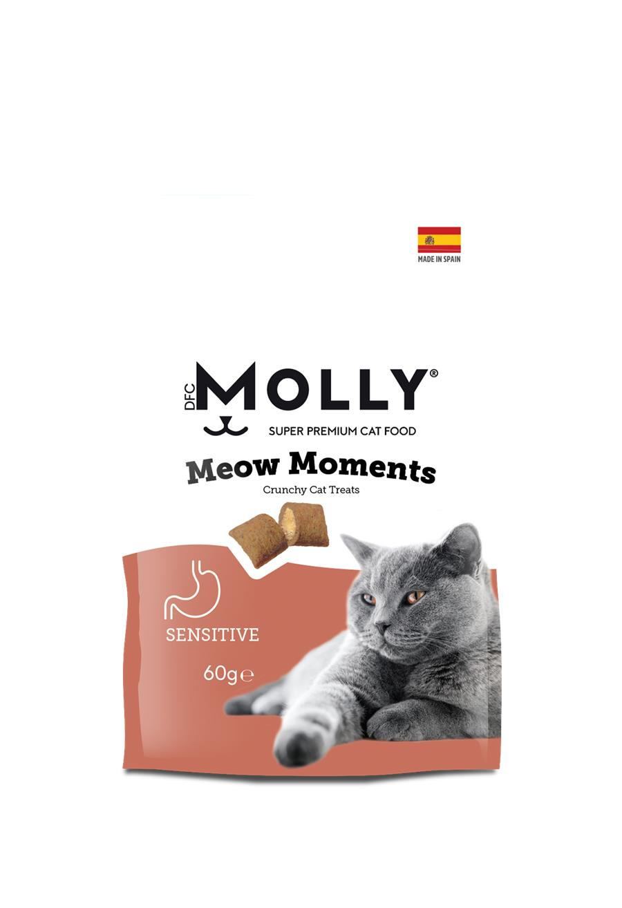 Molly Meow Moments Hassas Kediler İçin Kedi Ödül Maması (Sensitive) 60 Gr
