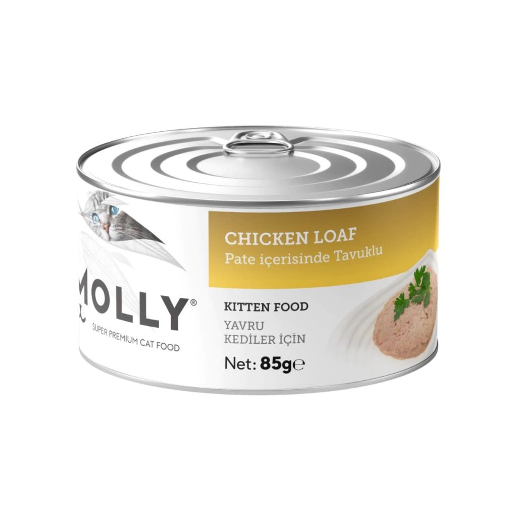 Molly Tavuklu Ezme Yavru Kedi Konservesi 85 Gr