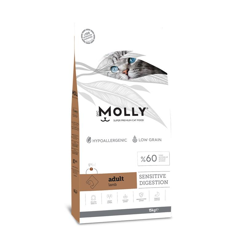 Molly Yetişkin Kedi Maması Kuzulu 15 Kg