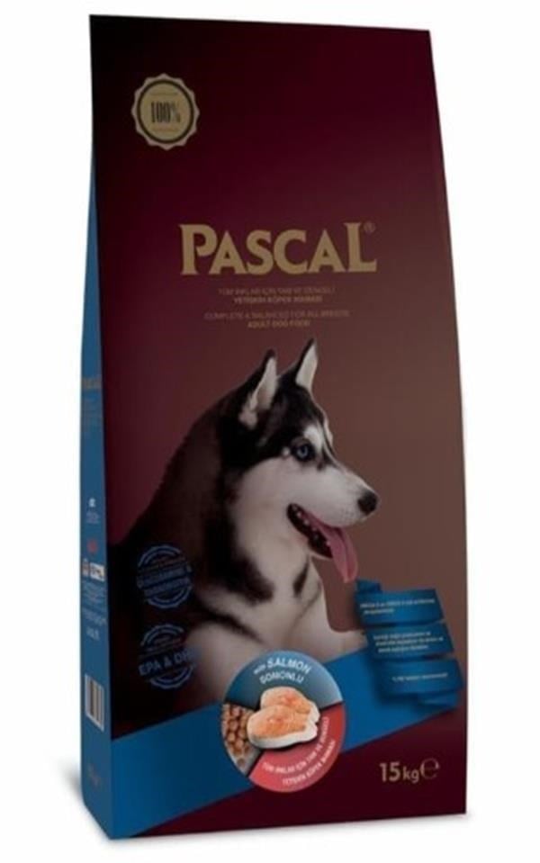 Pascal Orta ve Büyük Irk Yetişkin Köpek Maması Somonlu 15 Kg