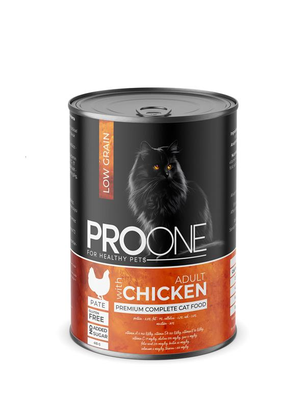 Pro One Adult Tavuklu Yetişkin Kedi Konservesi 415 Gr (24 Adet)
