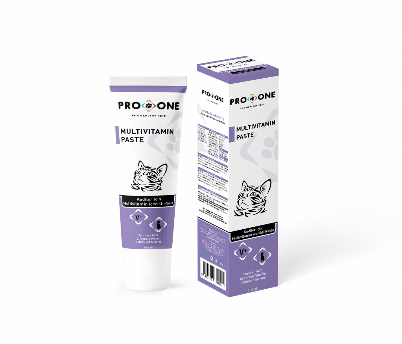 Pro One Multivitamin Paste Kediler İçin Multivitamin Pasta 100 Gr