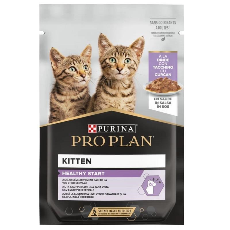 Pro Plan Pouch Sos İçinde Hindili Yavru Kedi Konservesi 85 Gr