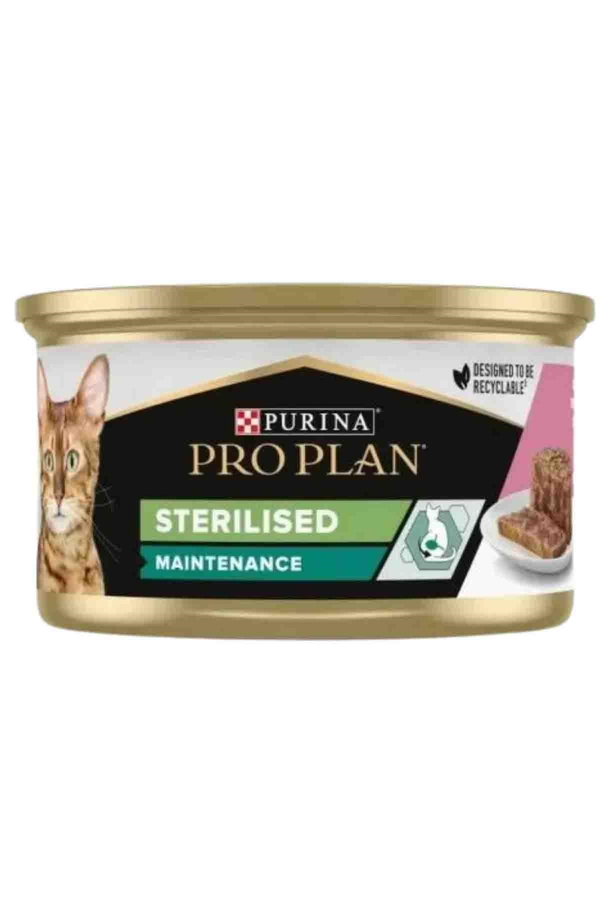 Pro Plan Somonlu Kısırlaştırılmış Kedi Konservesi 85 Gr (12 Adet)