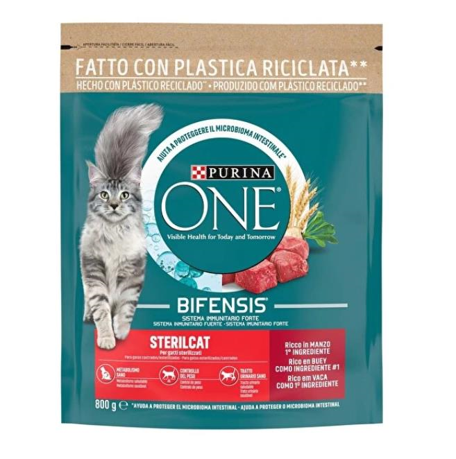 Purina One Sterilised Sığır Etli Kısırlaştırılmış Kedi Maması 800 Gr