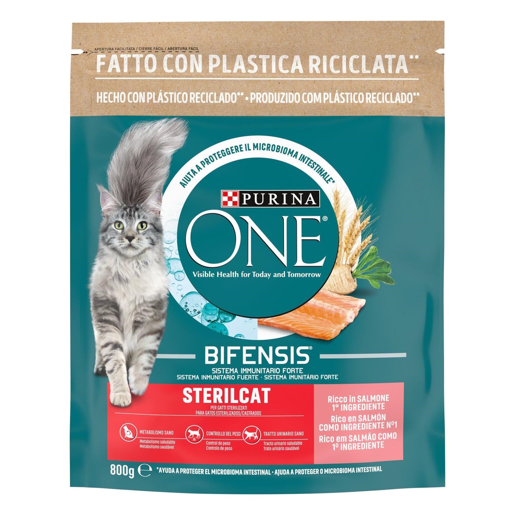 Purina One Sterilised Somonlu Kısırlaştırılmış Kedi Maması 800 gr