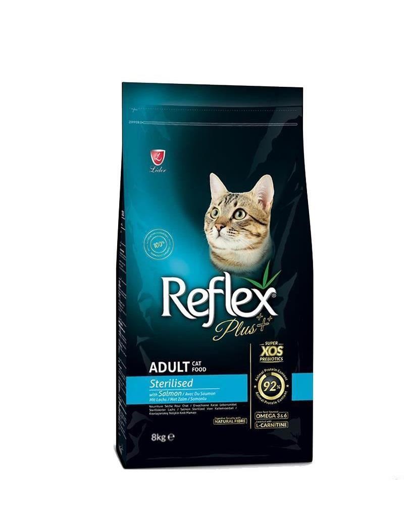 Reflex Plus Sterilised Somonlu Kısırlaştırılmış Kedi Maması 8 Kg