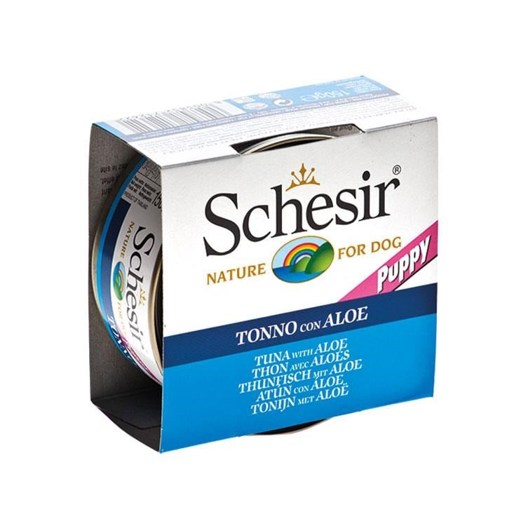 Schesir Jelly Ton Balığı ve Aloe Vera Jöle İçinde Yavru Köpek Konservesi 150 Gr