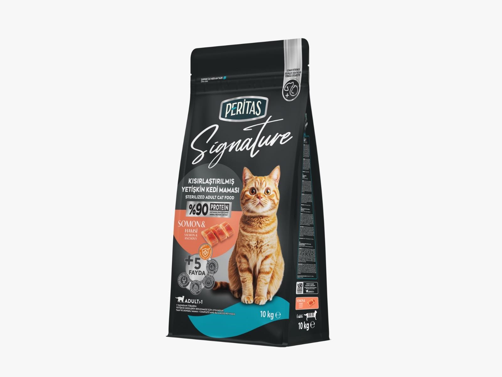 Signature Somonlu Kısırlaştırılmış Yetişkin Kedi Maması 10 kg