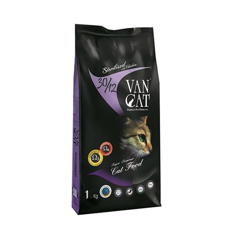 VanCat Tavuklu Kısırlaştırılmış Yetişkin Kuru Kedi Maması 1 kg