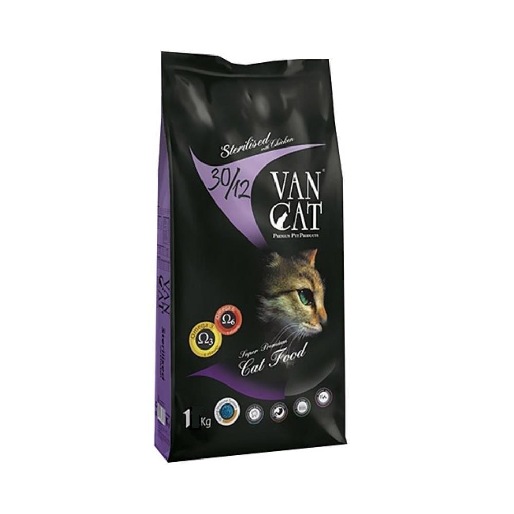 VanCat Tavuklu Kısırlaştırılmış Yetişkin Kuru Kedi Maması 1 kg