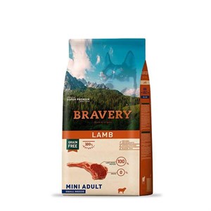 Bravery Tahılsız Kuzulu Yetişkin Küçük Irk Köpek Maması 2 Kg