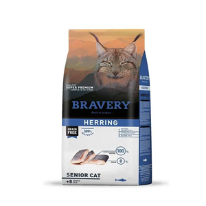 Bravery Tahılsız Ringa Balıklı Yaşlı Kedi Maması 2 Kg