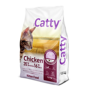 Catty Yavru Kedi Maması Tavuklu 1,5 Kg