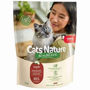 Mera Cats Nature Sensitive Adult Larvalı Kedi Maması 2 Kg