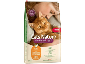 Mera Cats Nature Sterilised & Light Tahılsız Tavuklu Kısırlaştırılmış Kedi Maması 10 Kg