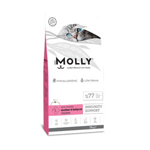 Molly Anne & Yavru Kedi Maması Tavuklu 15 Kg