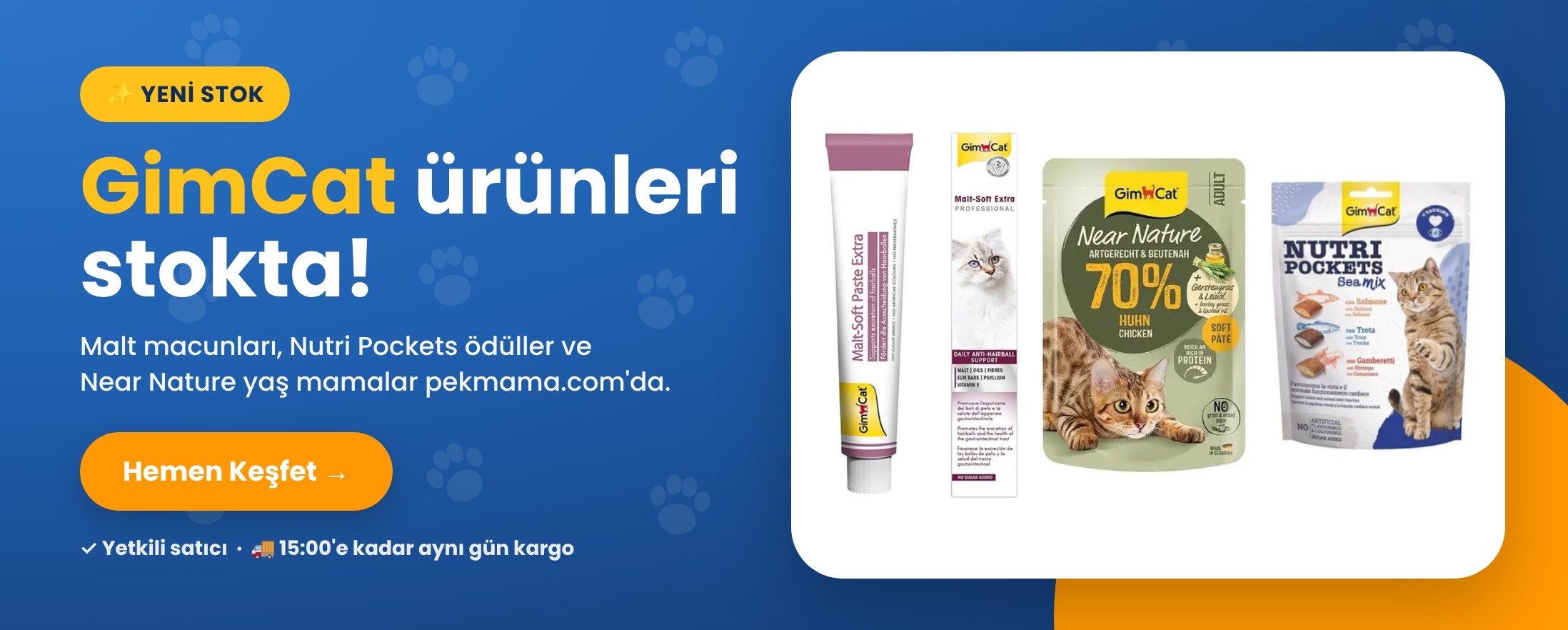 GimCat Ürünleri Stokta