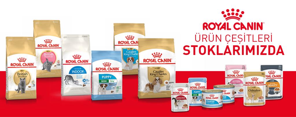 Royal Canin Ürün Çeşitleri Stoklarımızda