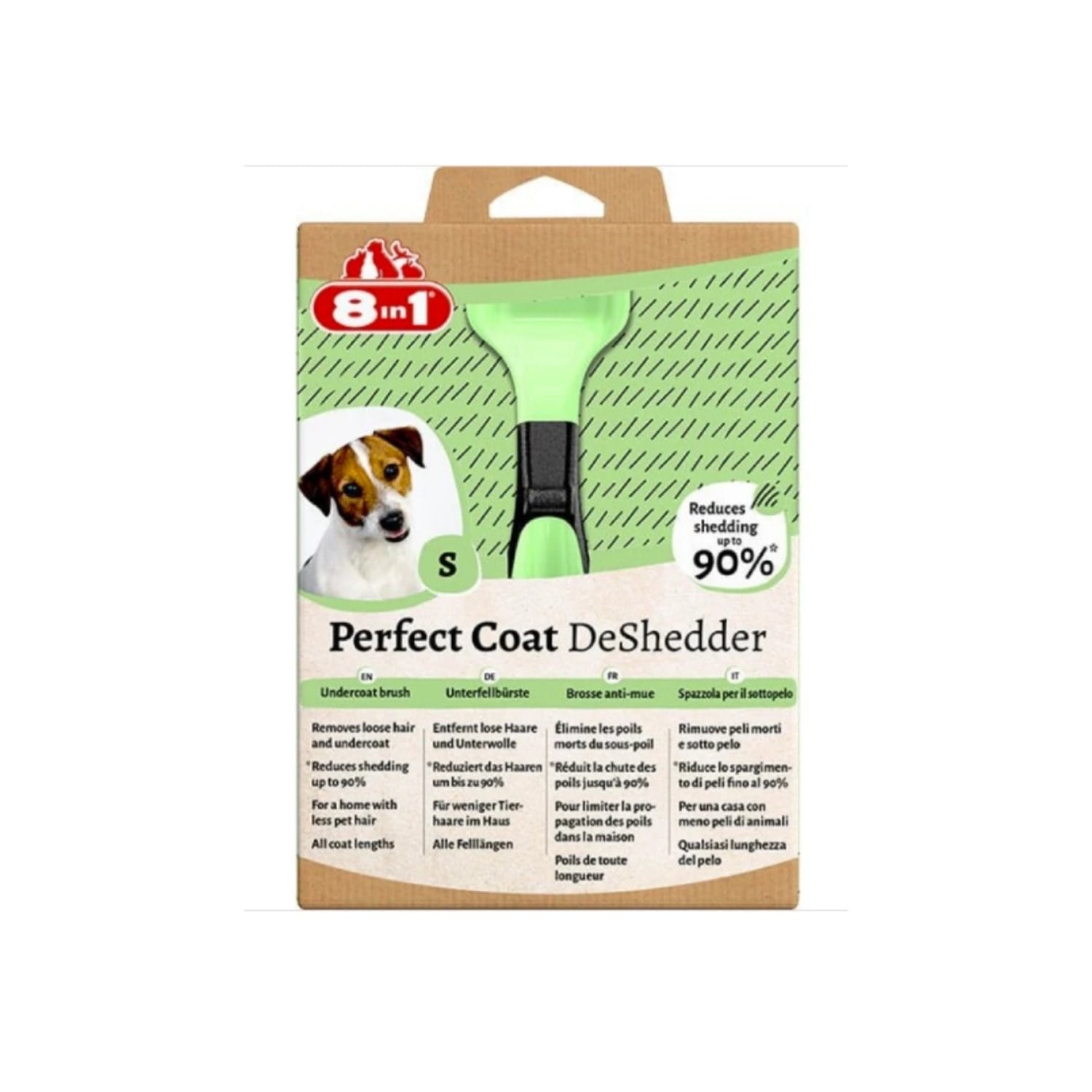 8in1 Perfect Coat DeShedder Furminator Küçük Irk Köpek Tarağı S