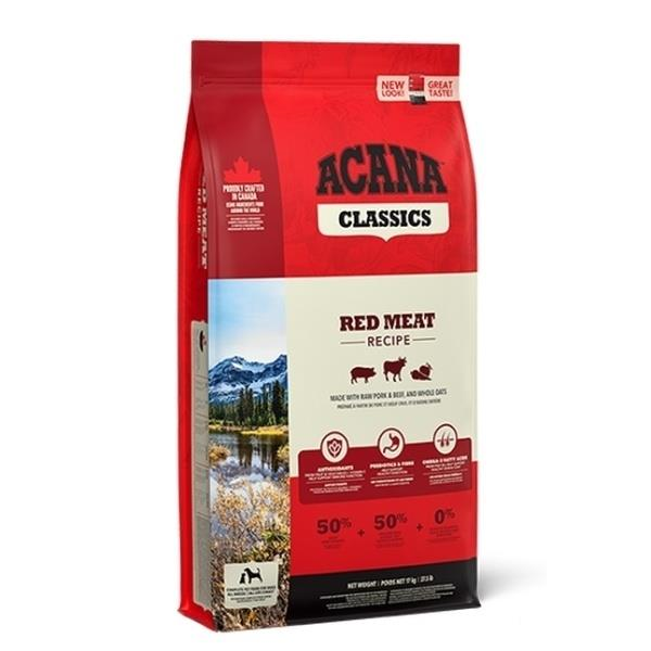 Acana Classics Classic Red Kuzu Etli ve Sığır Etli Düşük Tahıllı Köpek Maması 9,7 Kg