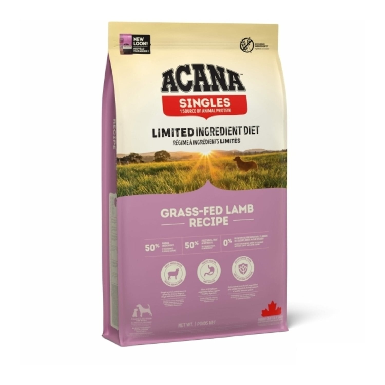 Acana Grass-Fed Lamb Mono Protein Kuzu Etli Tahılsız Köpek Maması 17 Kg
